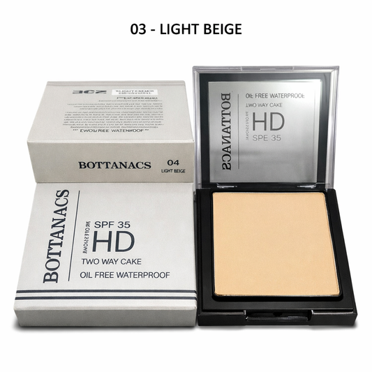 Bottanacs – PROFESSIONAL SPF35 Oil free waterproof two way cake compact/face Powder